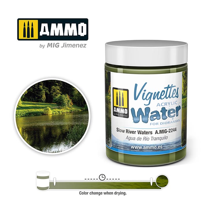 AMMO Vignettes Acrylic - Slow River Waters 100ml