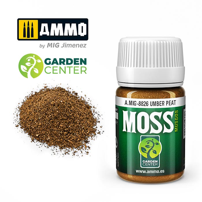 Garden Center Umber Peat Moss 35ml