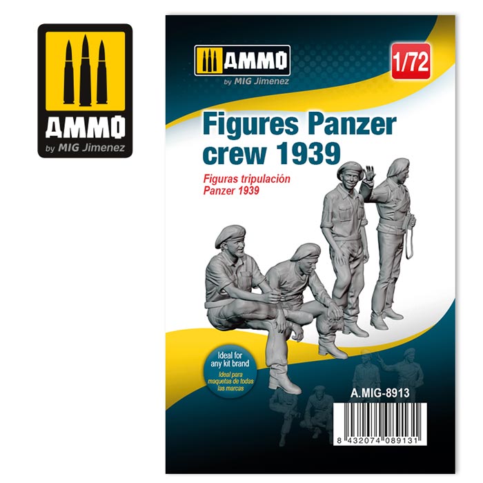 1/72 Figures: Panzer Crew 1939
