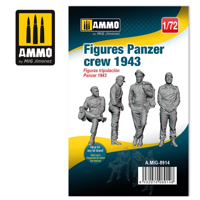 1/72 Figures: Panzer Crew 1943