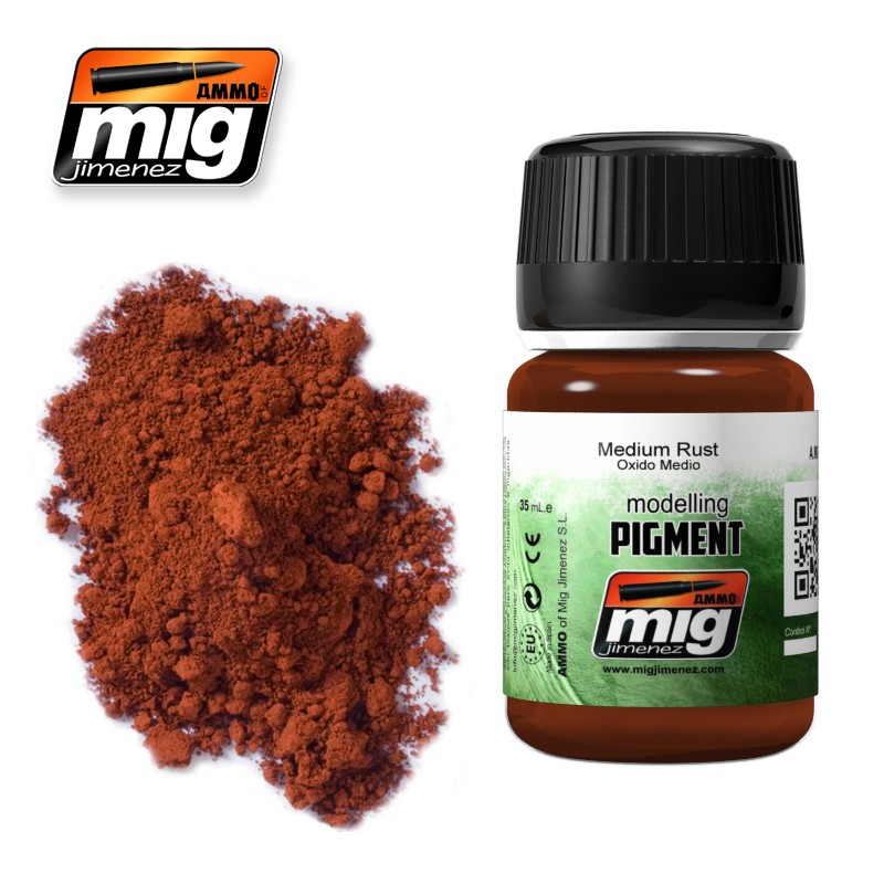 Pigments: Medium Rust (AK 043)