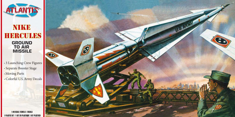US Army Nike Hercules Ground-to-Air Missile w/3 Crew