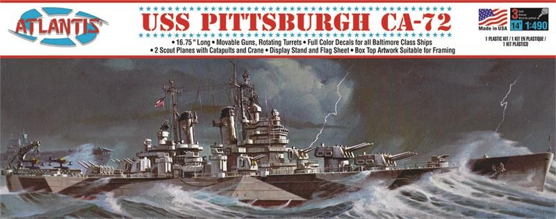 USS Pittsburgh CA72 Heavy Cruiser