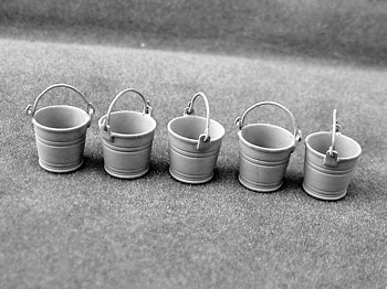 Metal Pails - 5 pcs