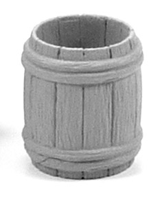 Wooden Barrel - Quarter Open