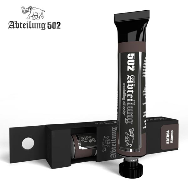 502 Abteilung Modeling Oil Paint- Bitume