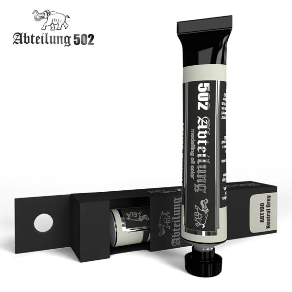 502 Abteilung Modeling Oil Paint- Neutral Grey