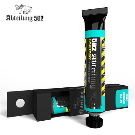 502 Abteilung Fantasy Modeling Oil Paint- Turquoise Lights