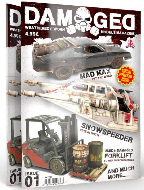 Damaged - Weathered & Worn - Model Magazine - Premier Issue!