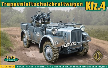WWII Truppen-Luftschutz-Kraftwagen Kfz4 German Anti-Aircraft Vehicle