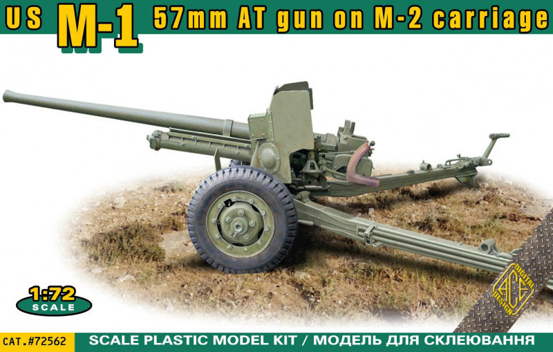 US M1 57mm Gun w/M2 Carriage