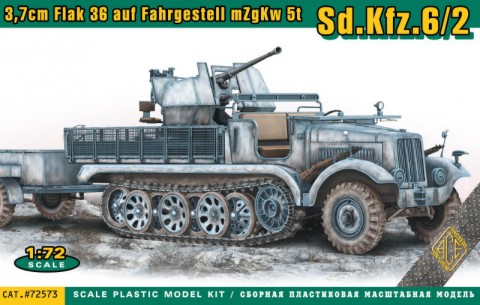 SdKfz 6/2 Halftrack w/3.7cm Flak 36 on Chassis mZgKw 5t