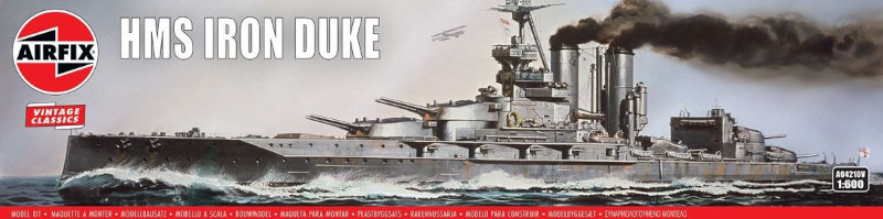 Airfix HMS Iron Duke British Battleship 1/600 scale