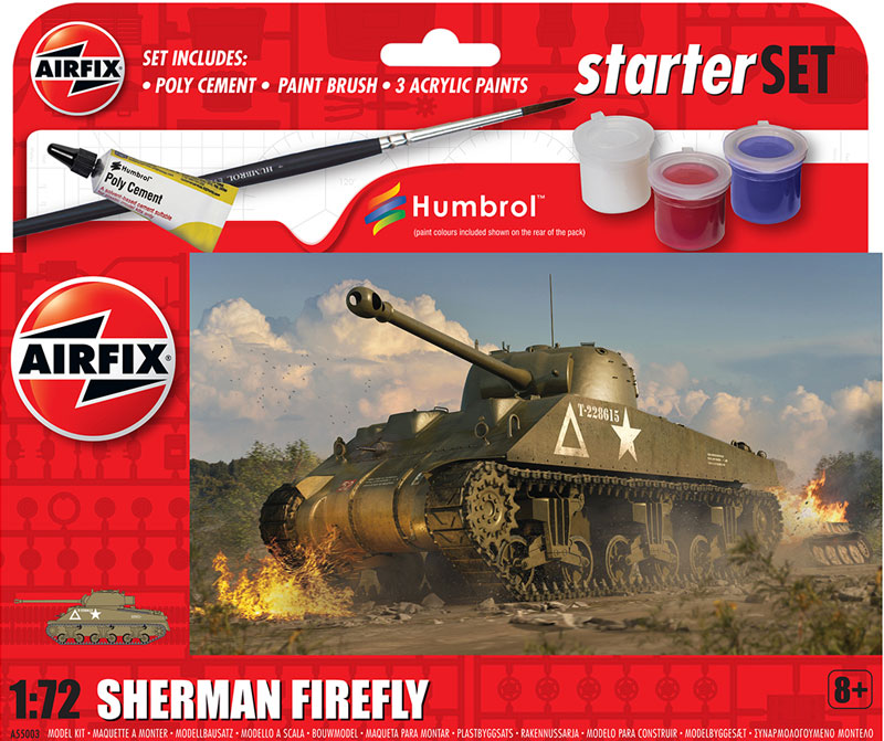 Sherman Firefly Tank Small Starter Set