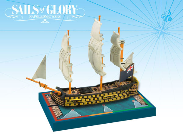 Sails of Glory - British: 100-guns First Rate Ships-of-the-Line - HMS Royal Sovereign 1786