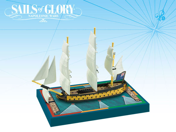 Sails of Glory - British: 64-guns Third Rate Ships-of-the-Line - HMS Polyphemus 1782/ HMS America 1777