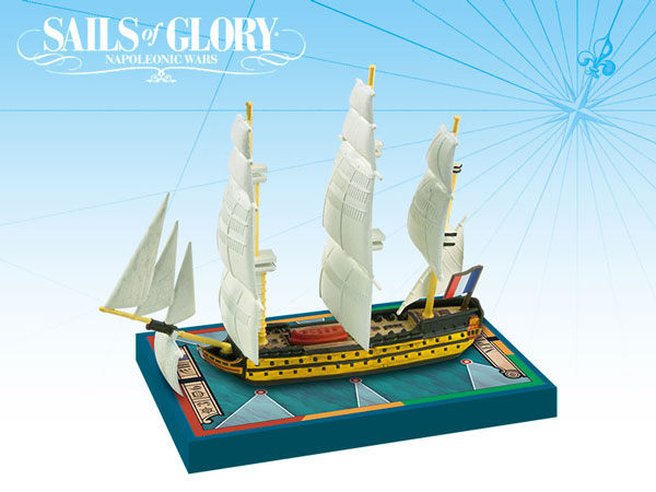 Sails of Glory - French: 80-guns Bucentaure / Tonnant Class Ships-of-the-Line - Neptune 1803/ Ville de Varsovie 1808