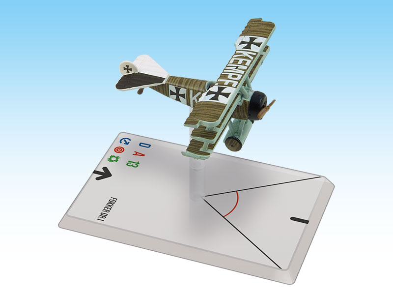 Wings Of Glory WWI Miniatures: Fokker DR.I (Kempf)