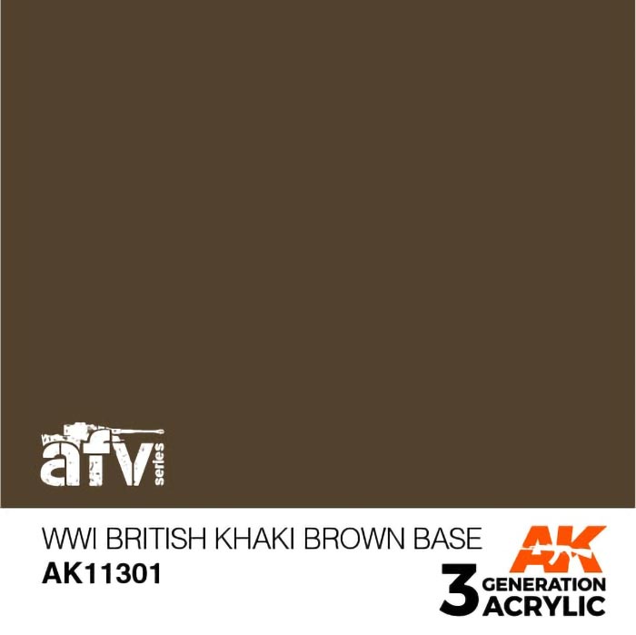 AFV Series WWI British Khaki Brown Base 3rd Generation Acrylic Paint