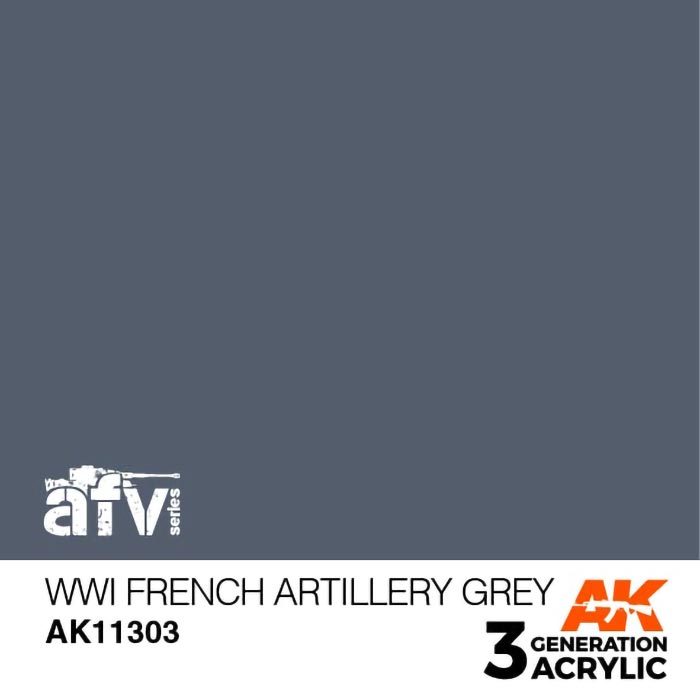 AFV Series WWI French Artillery Grey 3rd Generation Acrylic Paint
