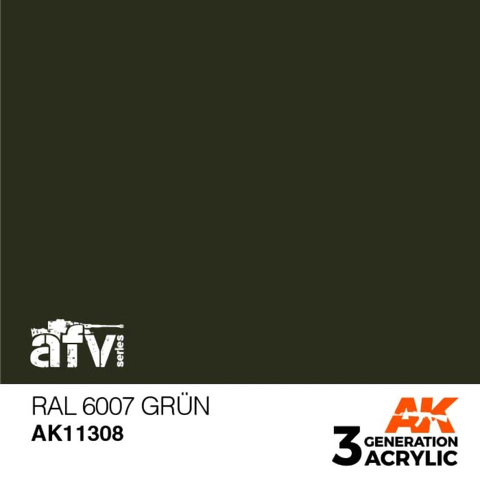 AFV Series Green RAL6007 3rd Generation Acrylic Paint