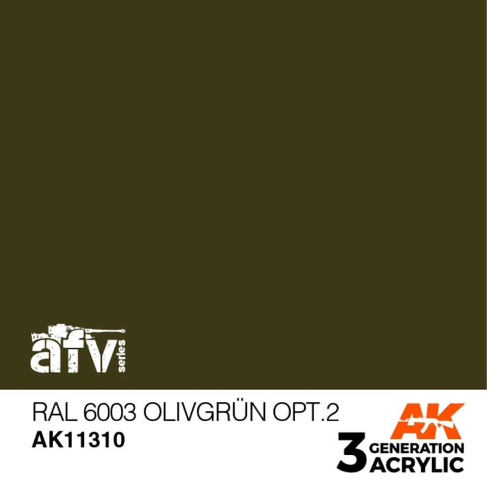 AFV Series Olive Green opt 2 RAL6003 3rd Generation Acrylic Paint
