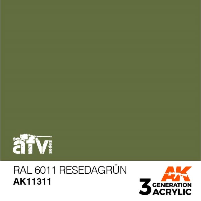 AFV Series Reseda Green RAL6011 3rd Generation Acrylic Paint