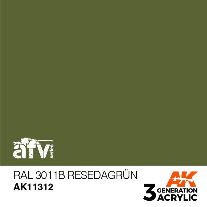 AFV Series Reseda Green RAL6011B 3rd Generation Acrylic Paint