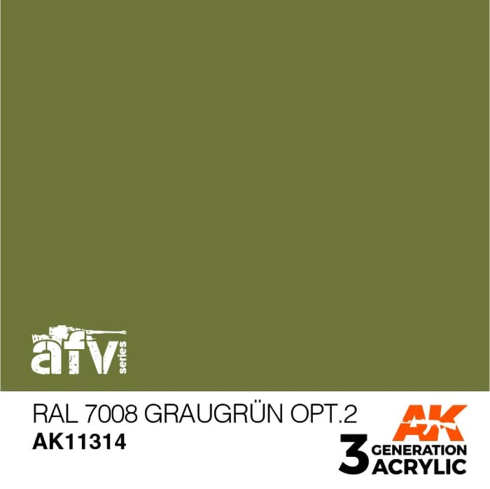 AFV Series Grey Green opt 2 RAL7008 3rd Generation Acrylic Paint
