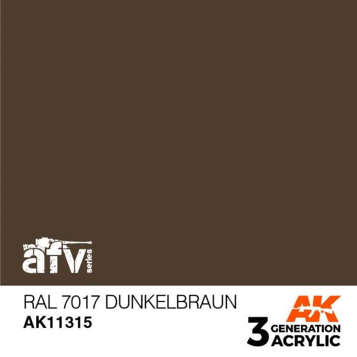 AFV Series Dark Brown RAL7017 3rd Generation Acrylic Paint