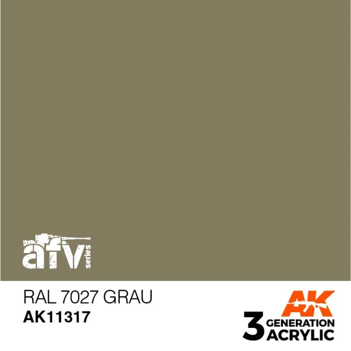 AFV Series Grey RAL7027 3rd Generation Acrylic Paint