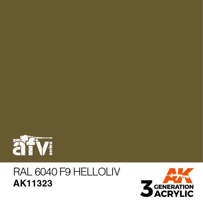 AFV Series Light Olive RAL6040 F9 3rd Generation Acrylic Paint