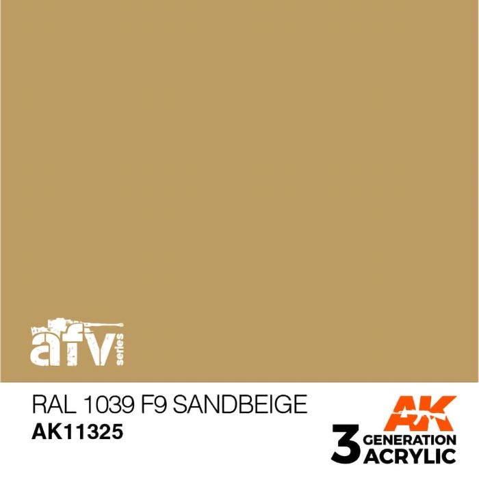 AFV Series Sand Beige RAL1039 F9 3rd Generation Acrylic Paint
