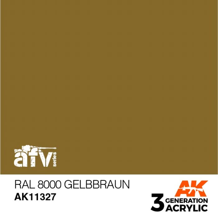 AFV Series Yellow Brown RAL8000 3rd Generation Acrylic Paint