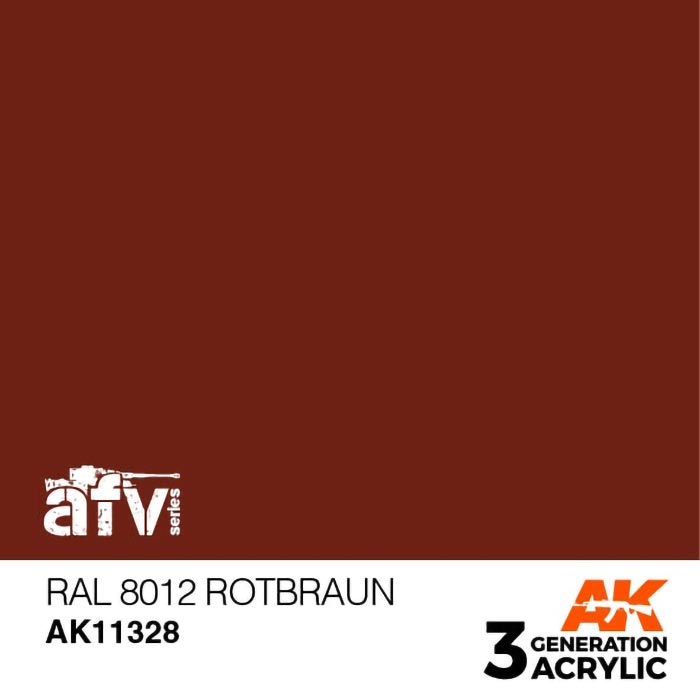 AFV Series Red Brown RAL8012 3rd Generation Acrylic Paint