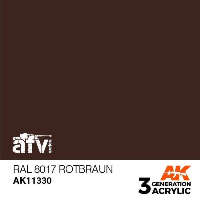 AFV Series Red Brown RAL8017 3rd Generation Acrylic Paint