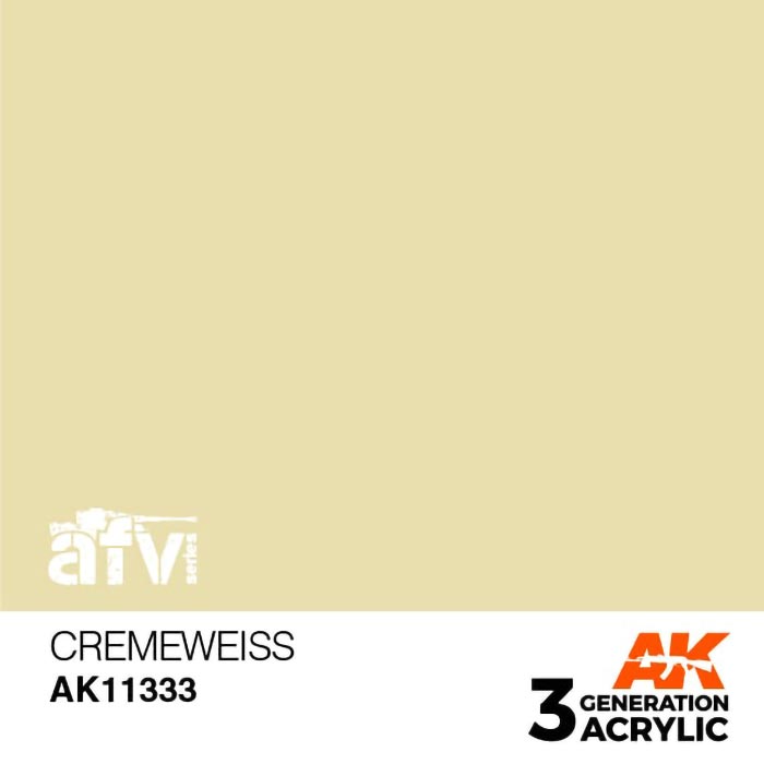 AFV Series Cream White 3rd Generation Acrylic Paint