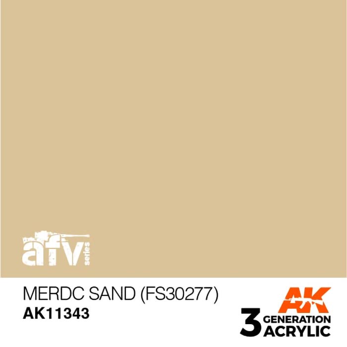 AFV Series MERDC Sand FS30277 3rd Generation Acrylic Paint