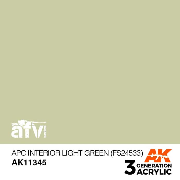 AFV Series APC Interior Light Green FS24533 3rd Generation Acrylic Paint