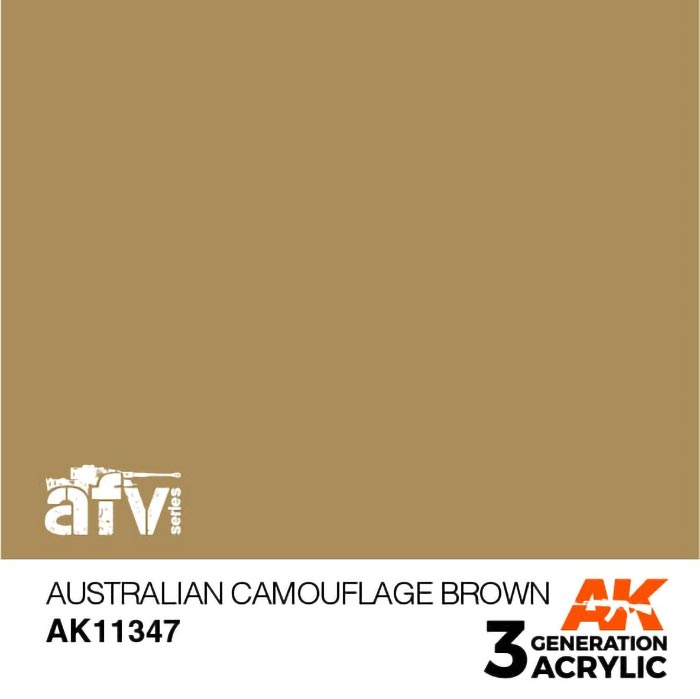AFV Series Australian Camouflage Brown 3rd Generation Acrylic Paint