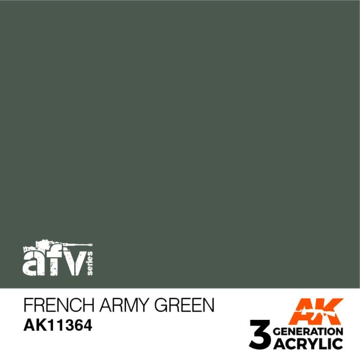 AFV Series French Army Green 3rd Generation Acrylic Paint