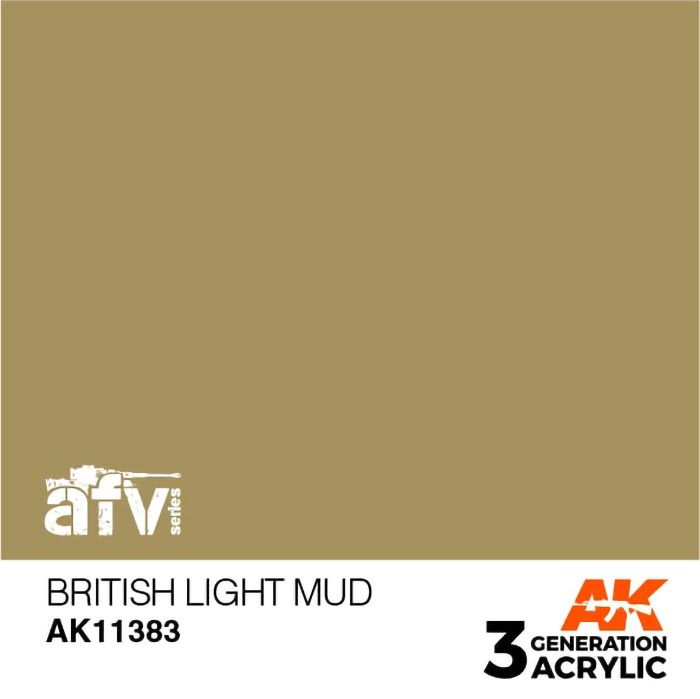 AFV Series British Light Mud 3rd Generation Acrylic Paint
