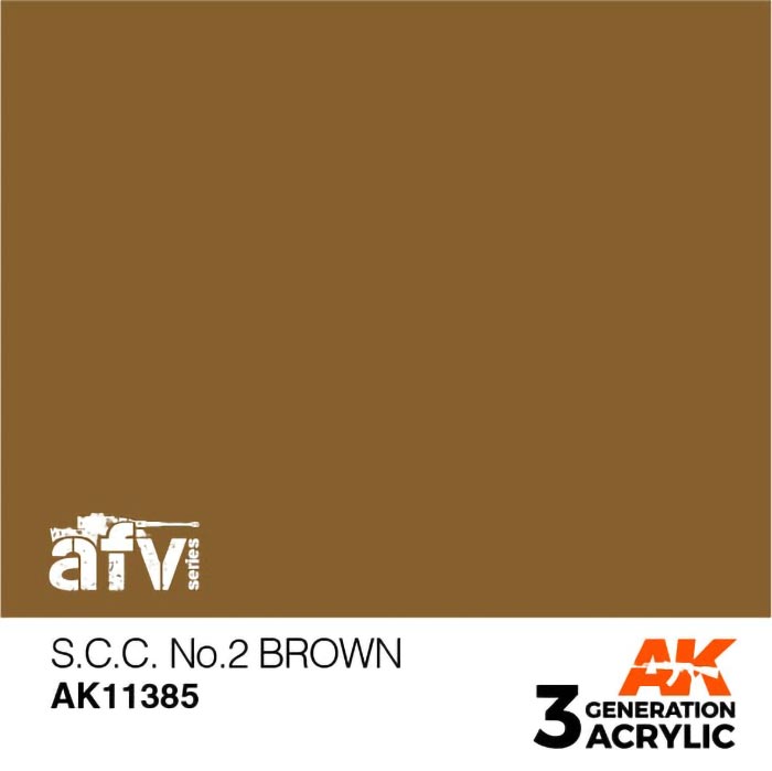 AFV Series SCC No2 Brown 3rd Generation Acrylic Paint