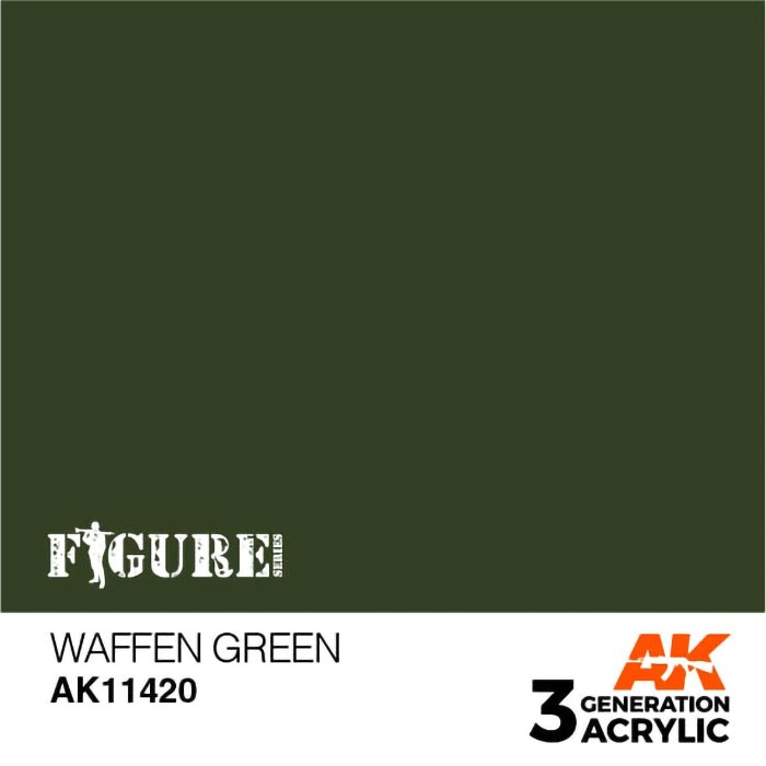 Figures Series Waffen Green 3rd Generation Acrylic Paint
