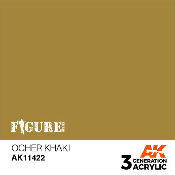 Figures Series Ocher Khaki 3rd Generation Acrylic Paint