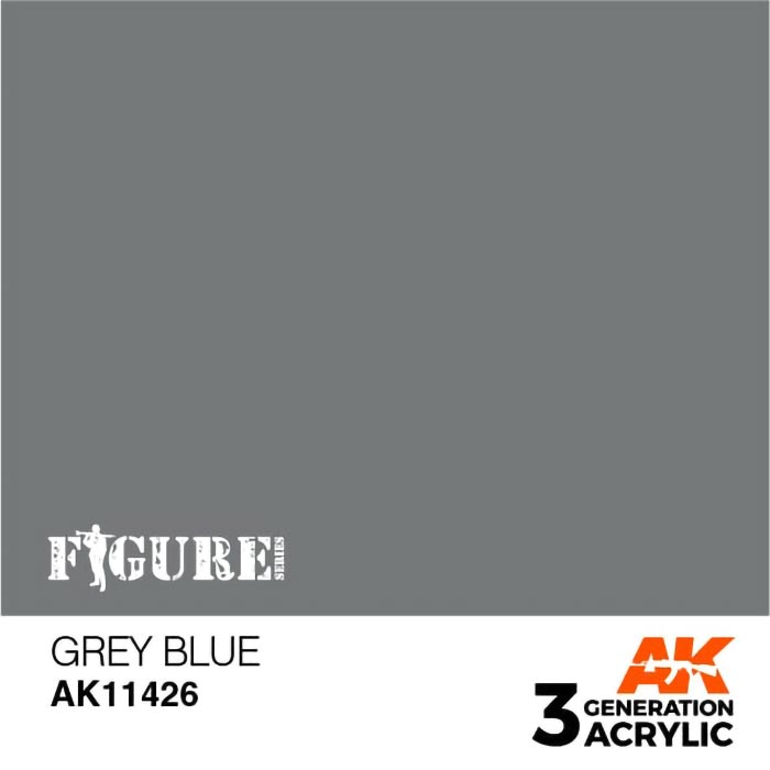 Figures Series Grey Blue 3rd Generation Acrylic Paint