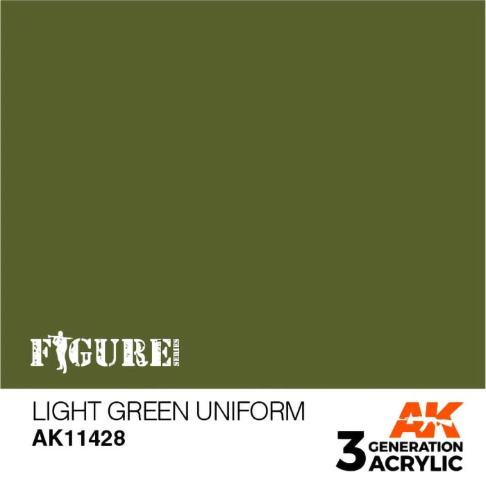 Figures Series Light Green Uniform 3rd Generation Acrylic Paint