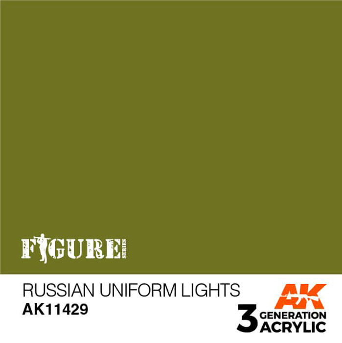 Figures Series Russian Uniform Lights 3rd Generation Acrylic Paint