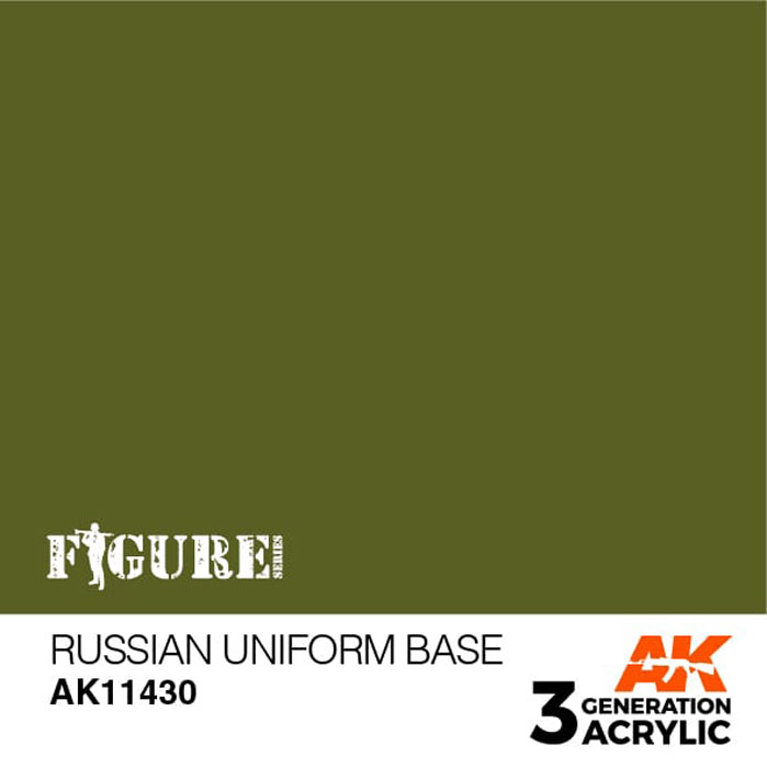 Figures Series Russian Uniform Base 3rd Generation Acrylic Paint