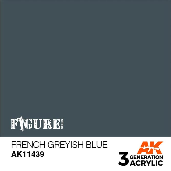 Figures Series French Greyish Blue 3rd Generation Acrylic Paint